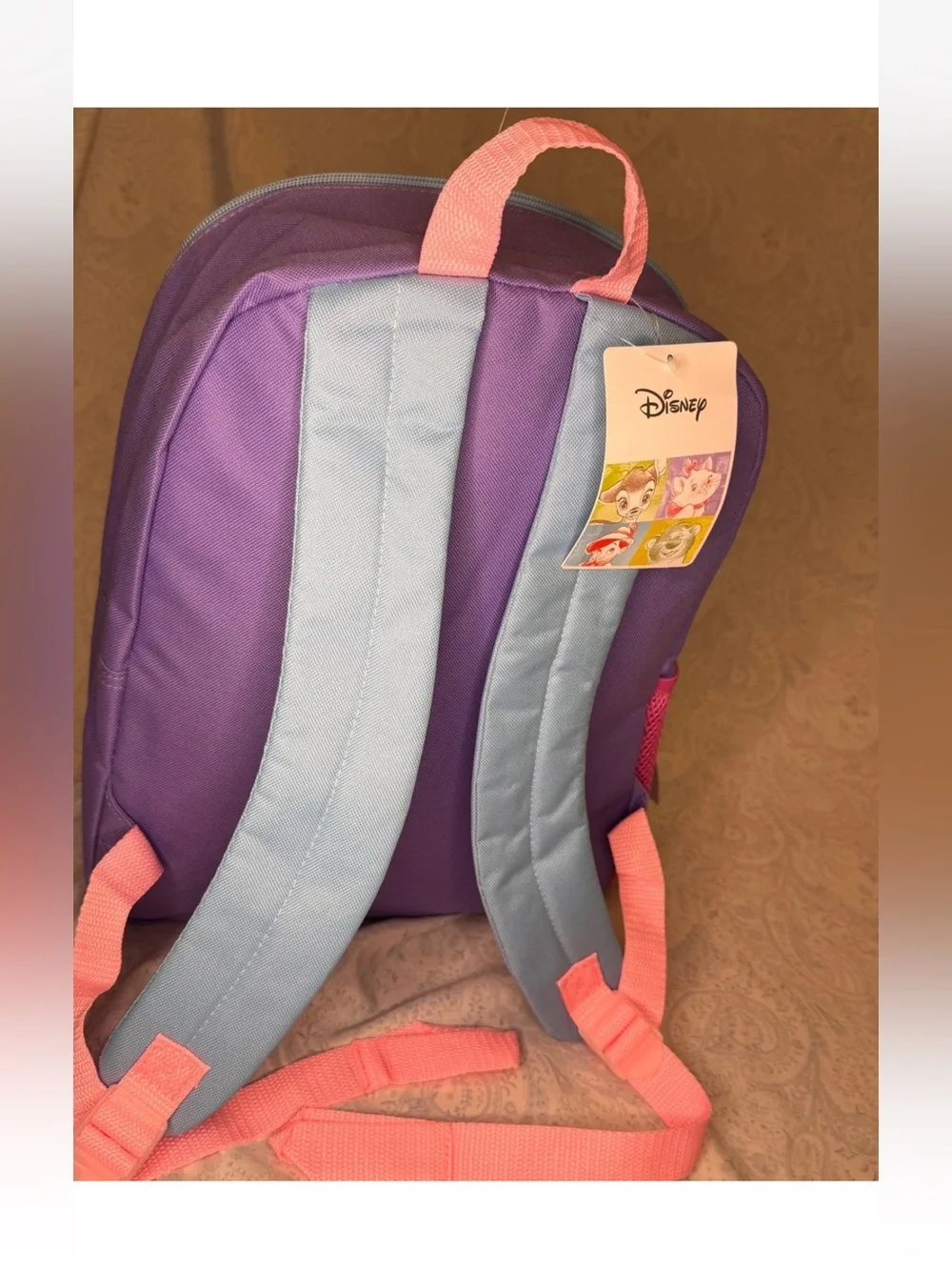 Marie The Aristocats 2 Piece Standard Backpack and attachable Lunch Bag Set